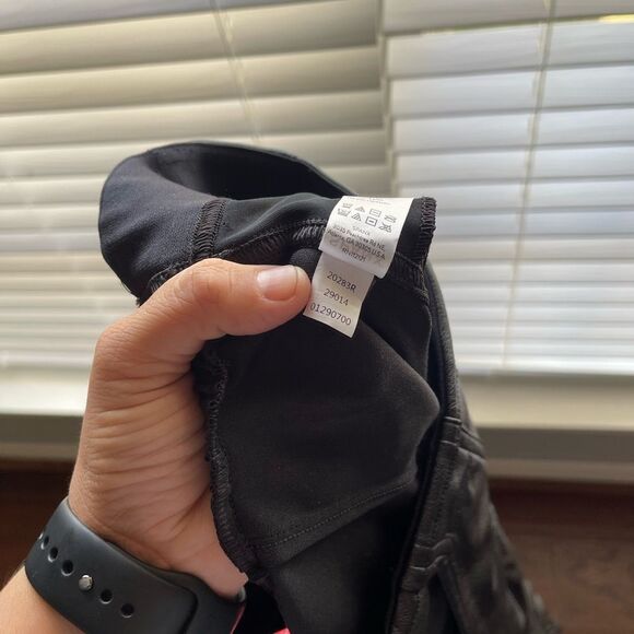 Spanx Black Faux Leather Joggers Size Small - Picture 7 of 8